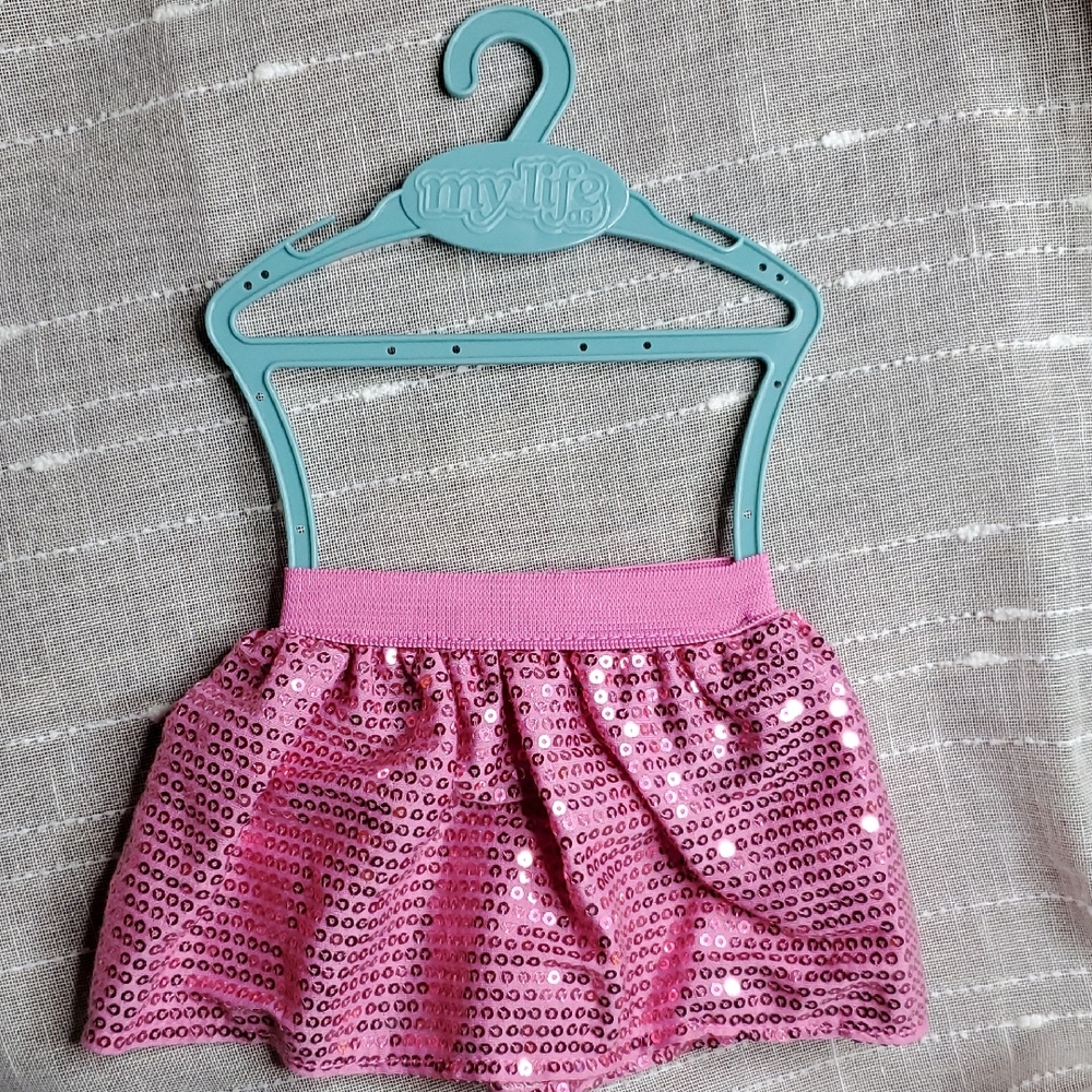my‎ life as Pink Sequin Skirt